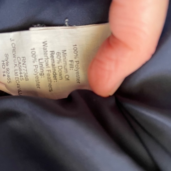 J Crew Quilted Puffer Vest 92465 Medium M - Picture 3 of 4